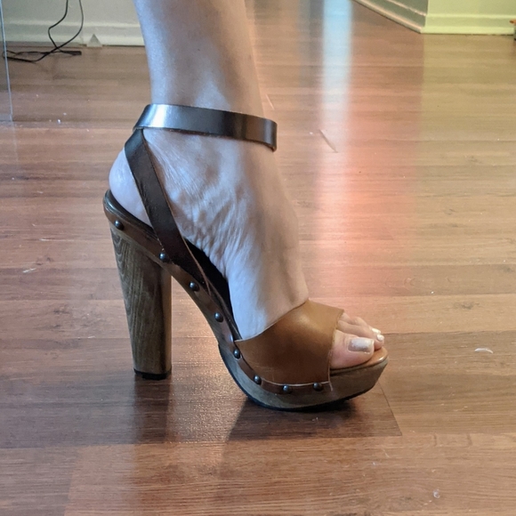 DIESEL wooden bottom sandals - Picture 3 of 6